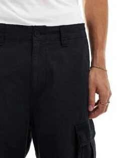 Tommy Jeans Aiden Ripstop Cargo Trousers In Black For Men -Tommy Hilfiger Store 206858904 5