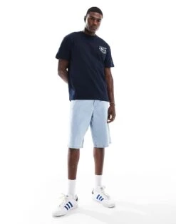 Tommy Jeans Graffiti Back Print Logo T-shirt In Navy For Men Dark Night Navy -Tommy Hilfiger Store 206858956 4