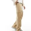 Tommy Jeans Aiden Ripstop Cargo Trousers In Beige For Men Gentle Gold -Tommy Hilfiger Store 206859008 1 gentlegold