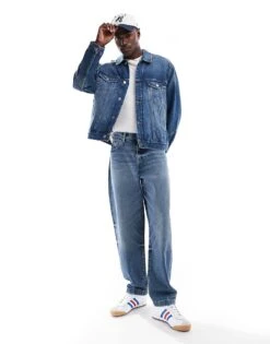 Tommy Jeans Game Day Denim Jacket In Indigo Wash For Men -Tommy Hilfiger Store 206859270 1 indigo 1