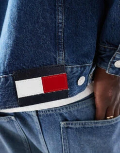 Tommy Jeans Game Day Denim Jacket In Indigo Wash For Men -Tommy Hilfiger Store 206859270 3