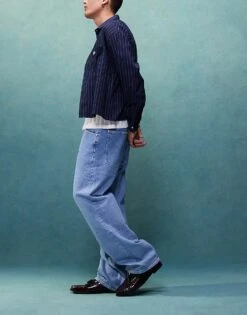 Tommy Jeans Aiden Baggy Jeans In Light Wash For Men Denim Light -Tommy Hilfiger Store 206859339 3