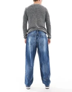 Tommy Jeans Game Day Aiden Baggy Jeans In Indigo For Men -Tommy Hilfiger Store 206859353 3
