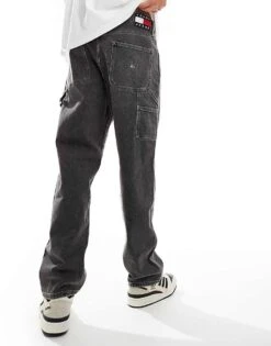 Tommy Jeans Skater Carpenter Jeans In Black For Men Denim Black -Tommy Hilfiger Store 206859614 3