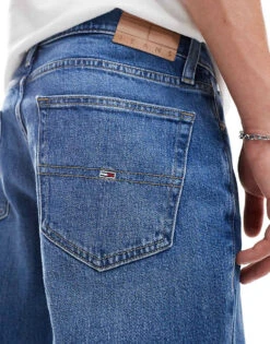 Tommy Jeans Ryan Regular Straight Jeans In Mid Wash For Men Denim Medium -Tommy Hilfiger Store 206859659 4