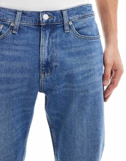 Tommy Jeans Ryan Regular Straight Jeans In Mid Wash For Men Denim Medium -Tommy Hilfiger Store 206859659 5