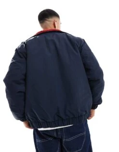 Tommy Jeans Essential Jacket In Navy For Men Dark Night Navy -Tommy Hilfiger Store 206859696 4