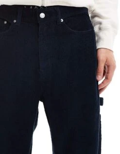 Tommy Jeans Skater Cord Carpenter Trousers In Navy For Men Dark Night Navy -Tommy Hilfiger Store 206859730 4
