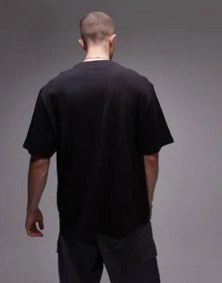 Tommy Jeans Large Font Graphic T-shirt In Black For Men -Tommy Hilfiger Store 206859748 4