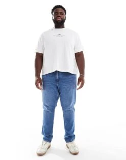 Tommy Jeans Plus Ryan Regular Straight Jeans In Mid Wash For Men Denim Medium -Tommy Hilfiger Store 206859823 1 denimmedium 1