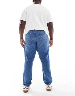 Tommy Jeans Plus Ryan Regular Straight Jeans In Mid Wash For Men Denim Medium -Tommy Hilfiger Store 206859823 3