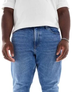 Tommy Jeans Plus Ryan Regular Straight Jeans In Mid Wash For Men Denim Medium -Tommy Hilfiger Store 206859823 5