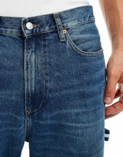 Tommy Jeans Skater Carpenter Jeans In Dark Denim For Men Denim Dark -Tommy Hilfiger Store 206859862 5