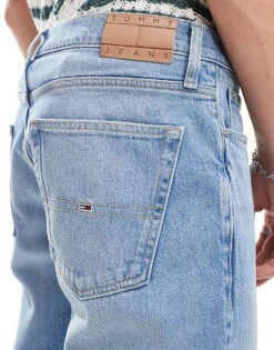 Tommy Jeans Ryan Regular Straight Jeans In Light Wash For Men Denim Light -Tommy Hilfiger Store 206859888 5