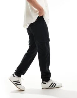 Tommy Jeans Ryan Ripstop Cargo Trousers In Black For Men -Tommy Hilfiger Store 206859901 4