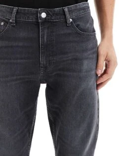 Tommy Jeans Regular Tapered Dad Jeans In Black For Men Denim Black -Tommy Hilfiger Store 206859991 4