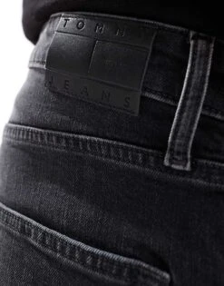 Tommy Jeans Regular Tapered Dad Jeans In Black For Men Denim Black -Tommy Hilfiger Store 206859991 5