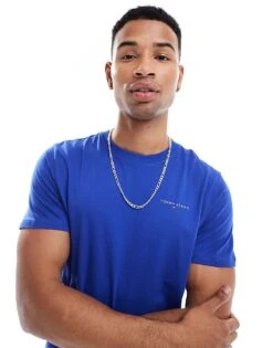 Tommy Jeans Small Chest Logo T-shirt In Blue For Men Bright Blue -Tommy Hilfiger Store 206860035 1 brightblue 1