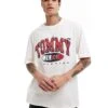 Tommy Jeans Retro Varsity Logo T-shirt In White For Men Ancient White -Tommy Hilfiger Store 206860045 1 ancientwhite