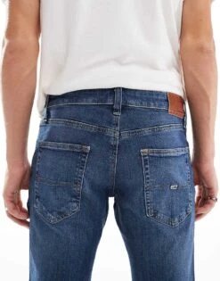Tommy Jeans Scanton Slim Jeans In Dark Wash For Men Denim Dark -Tommy Hilfiger Store 206860076 4