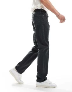 Tommy Jeans Ryan Regular Straight Trousers In Grey For Men New Charcoal -Tommy Hilfiger Store 206860196 3