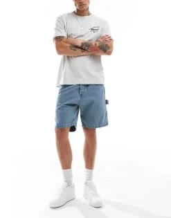 Tommy Jeans Regular Signature Back Print T-shirt In Grey For Men Silver Grey -Tommy Hilfiger Store 206860247 4