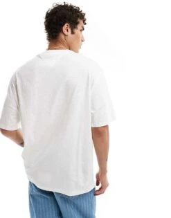 Tommy Jeans 90s Logo T-shirt In White For Men -Tommy Hilfiger Store 206860270 3