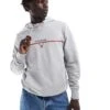 Tommy Hilfiger Terry Hoody In Grey For Men -Tommy Hilfiger Store 206865512 1 grey