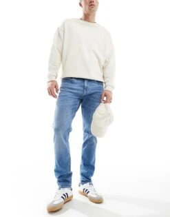 Tommy Jeans Slim Tapered Jeans In Blue For Men