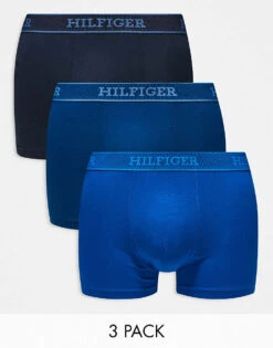 Tommy Hilfiger Monotype 3 Pack Trunk In Blue Tones For Men Multi -Tommy Hilfiger Store 206876783 1 multi 1
