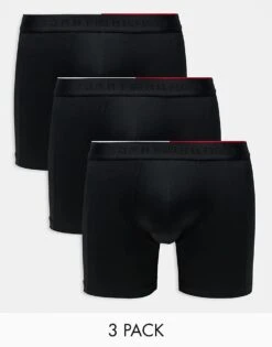 Tommy Hilfiger Everyday Micro 3 Pack Boxer Brief In Black For Men -Tommy Hilfiger Store 206876868 1 black 1
