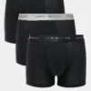 Tommy Hilfiger Tommy Hilfiger Signature Essential 3 Pack Trunk In Black With Green/grey/black Waistbands For Men -Tommy Hilfiger Store 206876895 1 black