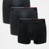 Tommy Hilfiger Everyday Micro Fibre 3 Pack Trunk In Black For Men -Tommy Hilfiger Store 206876970 1 black