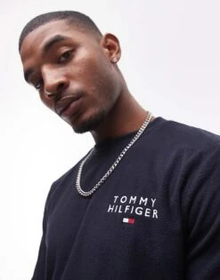 Tommy Hilfiger Original Lounge Sweat/jogger Giftset In Navy For Men