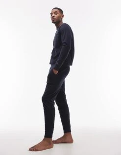 Tommy Hilfiger Original Lounge Sweat/jogger Giftset In Navy For Men -Tommy Hilfiger Store 206877013 4