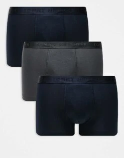 Tommy Hilfiger Everyday Luxe 3 Pack Trunk In Navy/black/grey For Men Multi -Tommy Hilfiger Store 206877071 1 multi 1