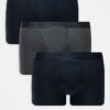 Tommy Hilfiger Everyday Luxe 3 Pack Trunk In Navy/black/grey For Men Multi -Tommy Hilfiger Store 206877071 1 multi