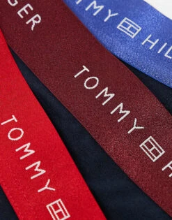 Tommy Hilfiger Signature Essential 3 Pack Trunk With Metallic Coloured Waistband In Navy For Men -Tommy Hilfiger Store 206877091 3