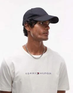 Tommy Hilfiger Original Logo T-shirt In White For Men