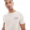 Tommy Hilfiger Lounge Logo T-shirt In Oatmeal For Men Beige -Tommy Hilfiger Store 206877258 1 beige