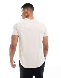 Tommy Hilfiger Lounge Logo T-shirt In Oatmeal For Men Beige -Tommy Hilfiger Store 206877258 4