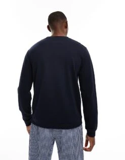 Tommy Hilfiger Original Lounge Sweatshirt In Navy For Men -Tommy Hilfiger Store 206877292 3
