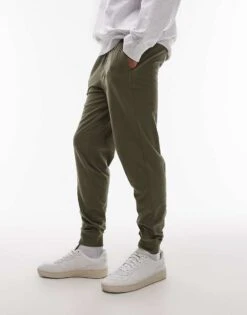 Tommy Hilfiger Essentials Lounge Jogger In Olive Green For Men -Tommy Hilfiger Store 206877327 3