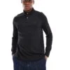 Tommy Hilfiger 1985 Regular Long Sleeve Polo Shirt In Black For Men -Tommy Hilfiger Store 206877499 1 black