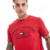 Tommy Hilfiger Nautical Arch Logo T-shirt In Bright Red For Men Primary Red -Tommy Hilfiger Store 206877625 1 primaryred
