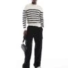 Tommy Hilfiger Essential Jumper In Off White And Navy For Men Oatmilk /navy -Tommy Hilfiger Store 206877658 1 oatmilknavy