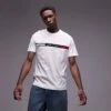 Tommy Hilfiger Linear Flag T-shirt In White For Men -Tommy Hilfiger Store 206877699 1 white