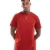 Tommy Hilfiger Small Logo T-shirt In Dark Red For Men Dark Magma -Tommy Hilfiger Store 206877700 1 darkmagma