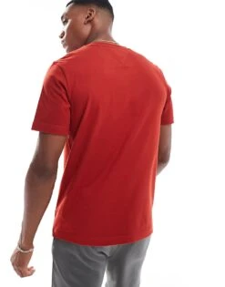 Tommy Hilfiger Small Logo T-shirt In Dark Red For Men Dark Magma -Tommy Hilfiger Store 206877700 4