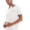 Tommy Hilfiger Striped Collar Polo Shirt In Off White For Men Ivory Petal -Tommy Hilfiger Store 206877701 1 ivorypetal
